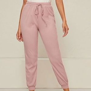 NWT Rib knit drawstring joggers